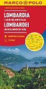MARCO POLO Regionalkarte Italien 02 Lombardei, Oberitalienische Seen 1:200.000. 1:200'000